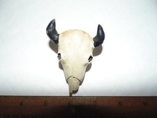 BSA Vintage Handcarved Steer Head Neckerchief Slide Folk Art