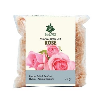Bali Alus, Mineral Badesalz, 70g, Rose (1er Pack)