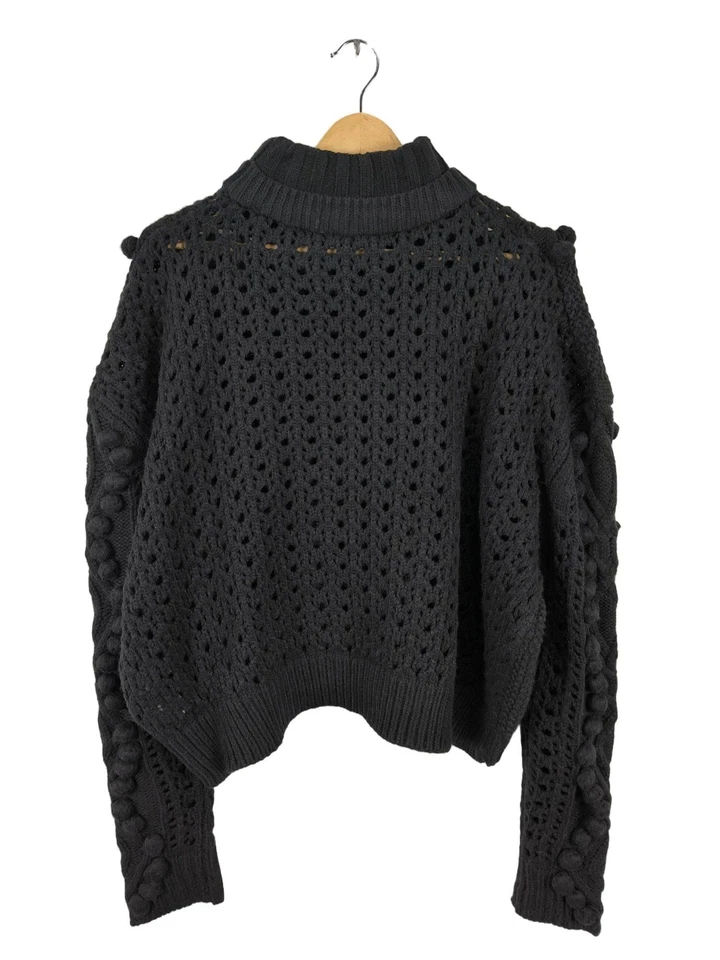 GUESS Pull oversize Dames Pull T EU 38 noir style décontracté - Photo 2/4