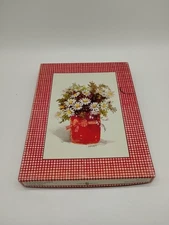 Vintage NOS American Greetings Stationery Set Floral Daisies