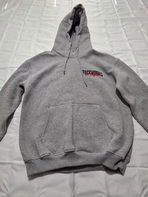 Packwoods Los Angeles We Roll Different Men s Gray Pullover Hoodie Size Small