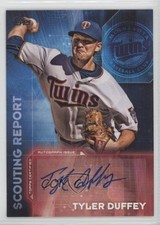 2016 Topps Scouting Report Auto Series 2 Tyler Duffey #SRA-TD Auto 3w0