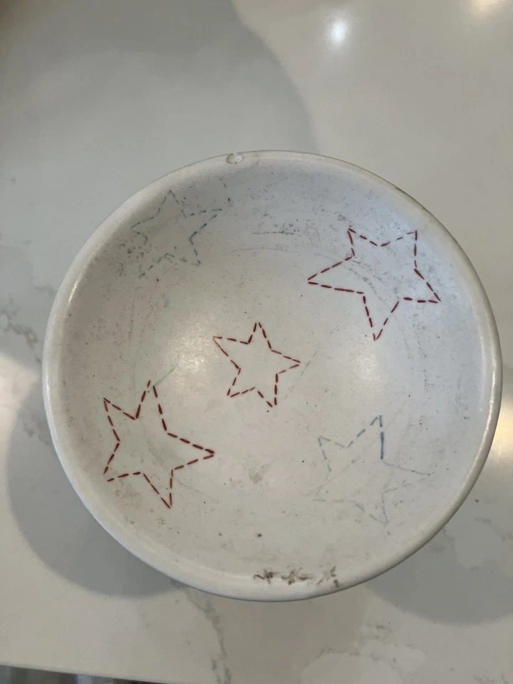 Vela Yankee Wamer de cera roja blanca y azul con barcos faro náutico Foto 4 de 4