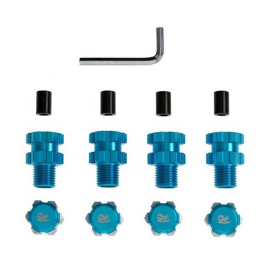 Blue Wheel Hex Hub Extension Connecter For Traxxas Maxx 1/10 RC Car Replacement'