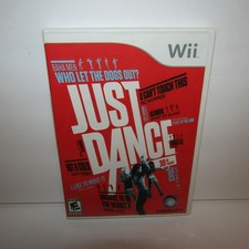 Just Dance Nintendo Wii Video Game with Manual Tested and Working