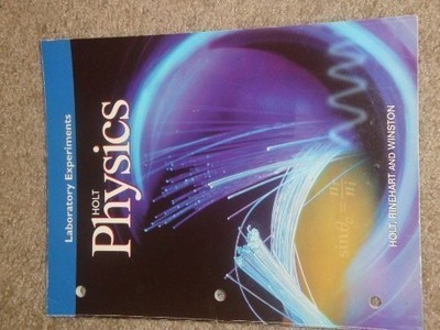 HOLT PHYSICS, LABORATORY EXPERIMENTS By Holt Rinehart & Winston **BRAND NEW**