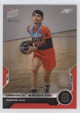 2021 Now Overtime Elite Online Exclusive Debut Red 1/10 Emmanuel Maldonado 8nf