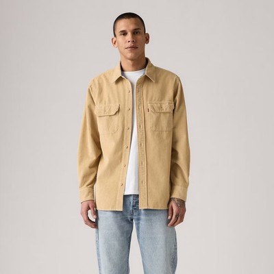 Levi's Men's Worker Standard Fit Long Sleeve Button-Down Shirt - Starfish XL