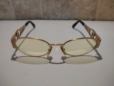 RARE Vintage Versace S50 COLOR 030 YELLOW LENS GOLD CHERUB ARMS