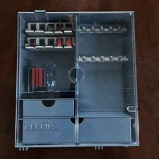 Bernina Sewing Machine Accessory Storage Box Case for Feet & Bobbins + EXTRAS