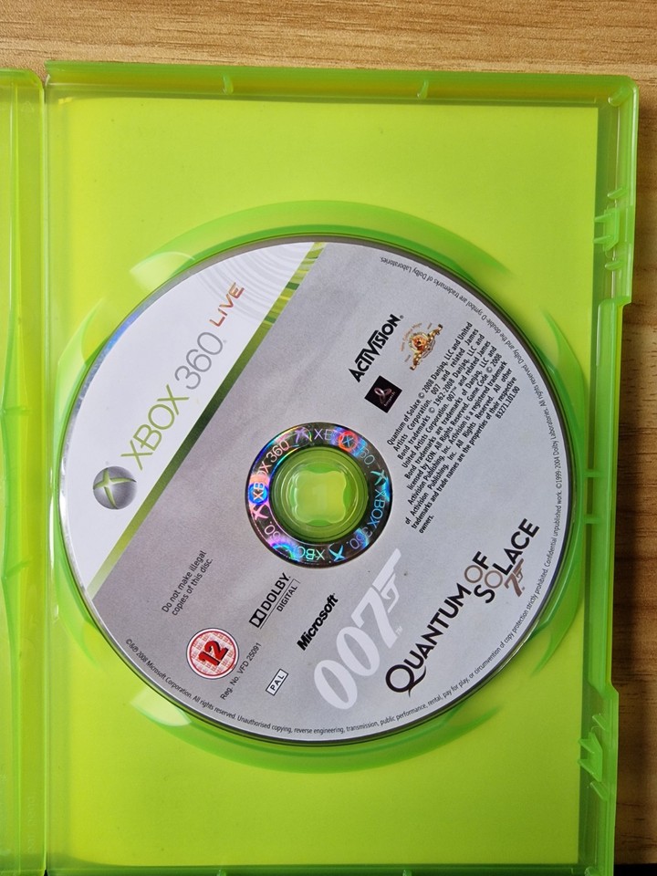 007 QUANTUM OF Solace Edition Collector Steelbook Jeu Xbox 360 Avec Notice R91 EUR 18,90 - FR