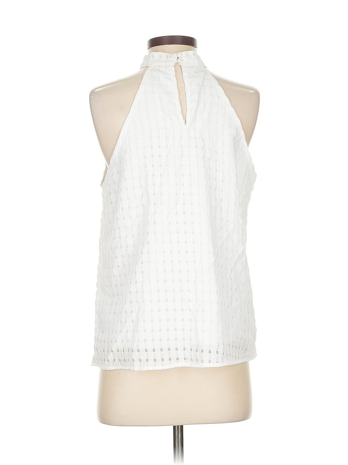 Ouges Women White Sleeveless Blouse S - image 2