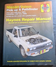 Haynes Repair Manual Nissandatsun Pickup Pathfinder 1980-1997 1987-1995 72030