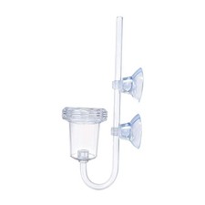 CO2 Diffuser Easily Install for Water Plants Backflow Avoidance Transparent