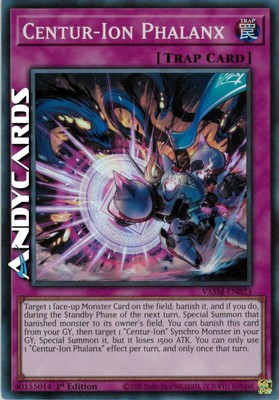 CENTUR-ION PHALANX   (Phalange Centur-Ion)   Super R   VASM EN023   1Ed   Yugioh!