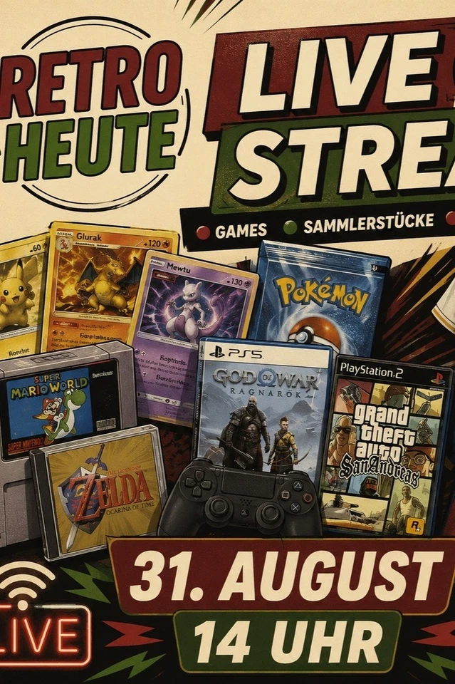Videospiele und Trikot mix by Retro-Heute