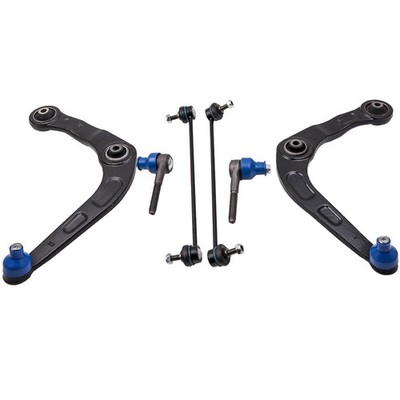 6PCS QUERLENKER KOPPELSTANGE SPURSTANGENKOPF VORNE FOR PEUGEOT 206 09.98 - 12.1