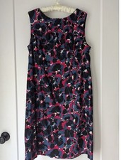 Talbots Multicolor Floral Shift Size 20