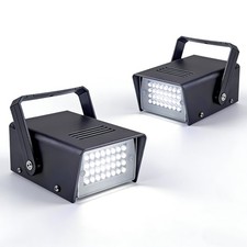 32 Led Strobe Lights Mini Strobe Light Adjustable Flashing Light Halloween Ou...