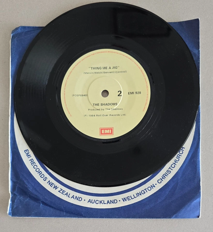 THE SHADOWS " ON A NIGHT LIKE THIS " NEW ZEALAND SP - Image 2 of 2