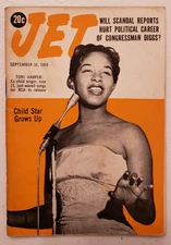 Jet Magazine September 10 1959 Toni Harper~Claude Murphy~1950s Black History