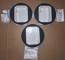 3 System Sensor White Ceiling Weatherproof Back Boxes