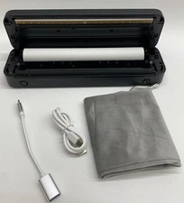 Portable Printer M833 Black for Travel Bluetooth Thermal Supports 8.5 x 11 Inch