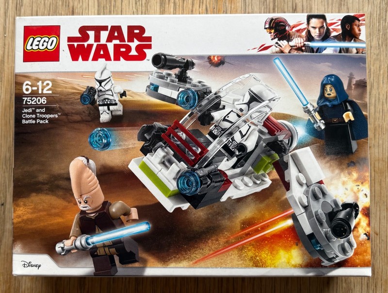 Lego 75206 - Star Wars - Jedi & Clone Troopers Battle Pack - 4 Exclusive Minifig