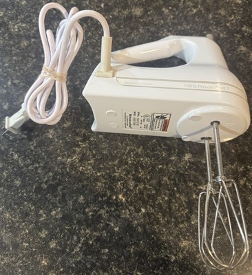 VTG Kitchen Aid Hand Mixer Ultra Power Soft Start 7-7 Speed Electronic 2 Beater