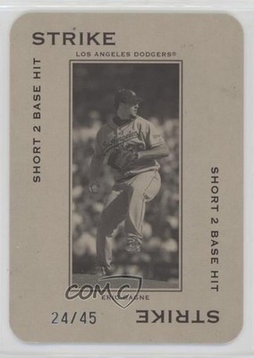 2005 Donruss Throwback Threads Strike Short 2 Base Hit 24/45 Eric Gagne 3hd
