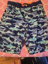 Gap Boys Shark Print Swim Trucks Size 14/16