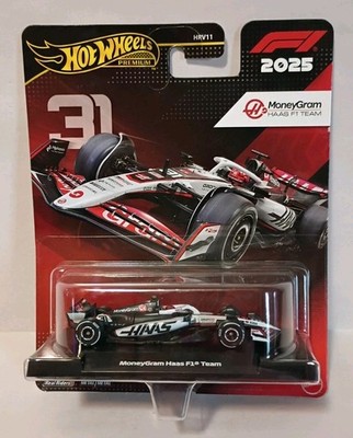 Hot Wheels Premium 2025 F1 MoneyGram Haas F1 Team #31 Esteban Ocon - NEW!