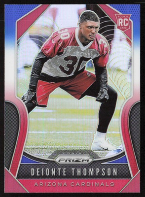 #ad Deionte Thompson Rookie 2019 Prizm Red White and Blue #390 Cardinals $2.99