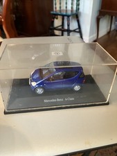 Herpa Mercedes Benz A Klasse Class Blue Diecast Model Car - Scale 1:43