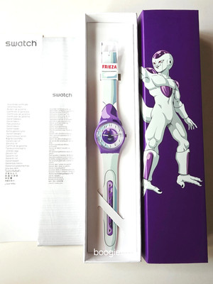 Limited Swatch Dragon Ball Z Special '' FRIEZA X SWATCH '' GZ359, NEW IN BOX