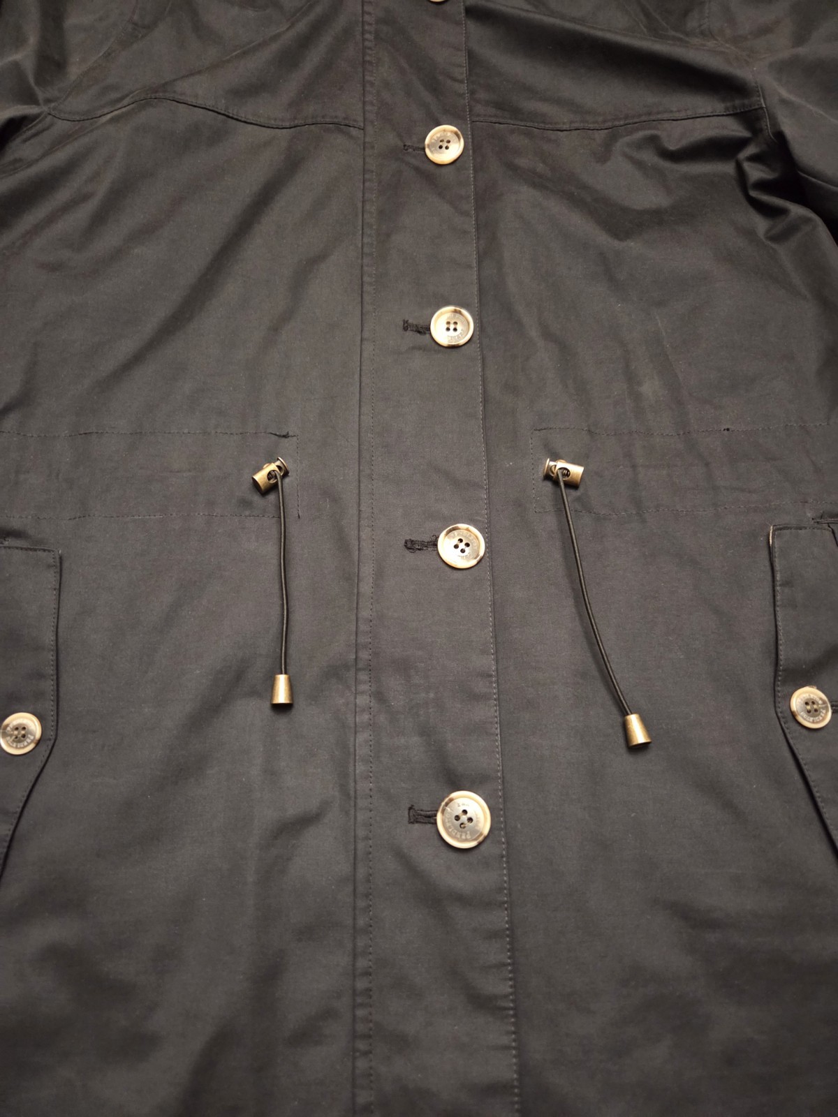 Pendleton Waterproof Black Bodega Bay Hooded Tren… - image 2