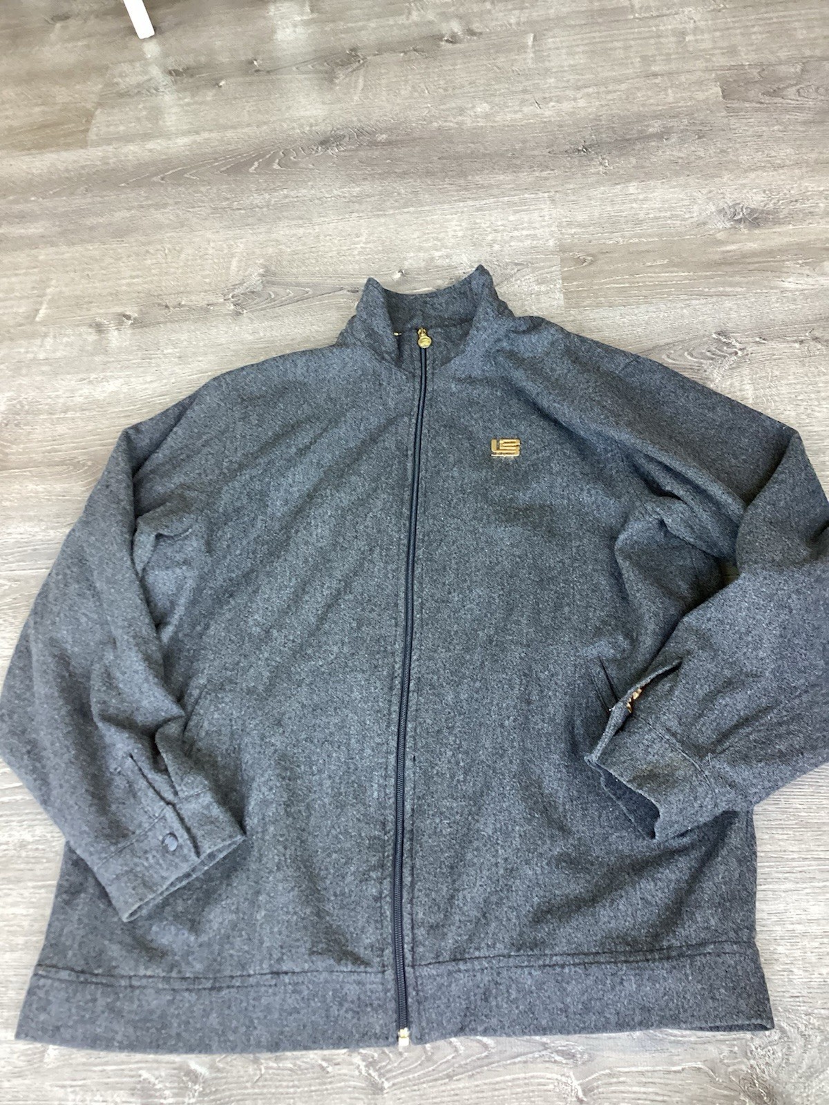 SACAI X NIKE NIKE GIACCA UOMO AIR LEBRON JAMES GRIGIO MISTO LANA NERO LBJ #23 XL