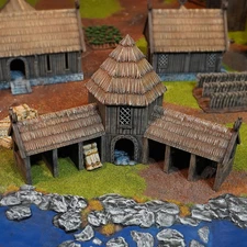 Stables  Rohan Inspired 28mm Tabletop Terrain LOTR Middle Earth MESBG
