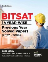 Disha Experts | Bitsat 14 Yearwise Previous Year Solved Papers (2022 - 2009)...