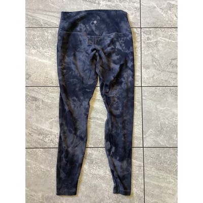 Lululemon Align High Rise 25 Pant Diamond Dye Pitch Grey Graphite Grey Size 10