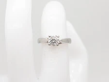 Signed $7K OCTILLION CUT THE ZALES .75ct SI1 H Diamond Platinum Wedding Ring 5g