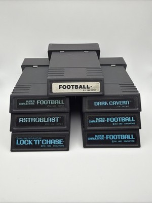 Atari 2600 M Network Game Lot 7 Carts - Dark Cavern, Lock N Chase, Etc - Tested