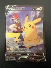 Pokemon TCG Pikachu V TG16/TG30 Swsh11: Lost Origin Trainer Gallery Holo NM