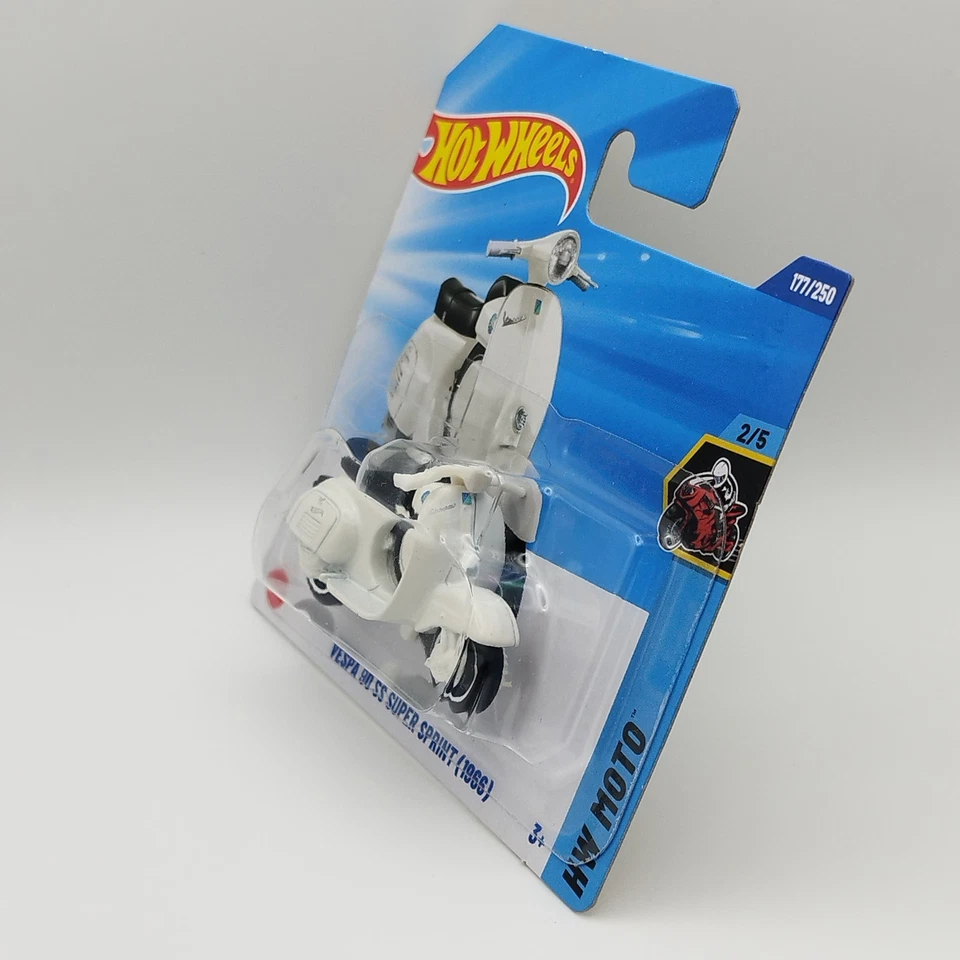 Hot Wheels Piaggio Vespa 90 SS Super Sprint 1966 – HW Moto 2025 – 1:64 - Neuf - Photo 4/4