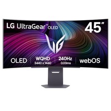 LG UltraGear 45GX90SA-B 45" Curved OLED WQHD 240Hz 0.03ms G-Sync Gaming Monitor
