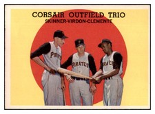 1959 TOPPS #543 ROBERTO CLEMENTE BILL VIRDON EX-MT 446969 (KYCARDS)
