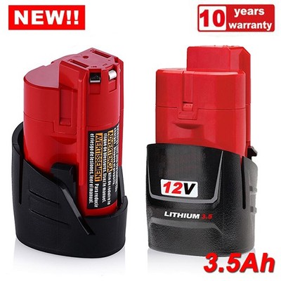 2X 12V 3,5Ah Akku Für Milwaukee M12 B3 Lithium M12B2 M12 M12B 48-11-2430