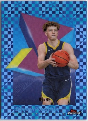 2024-25 Finest #87 Brandin Podziemski Blue X-Factor #/99