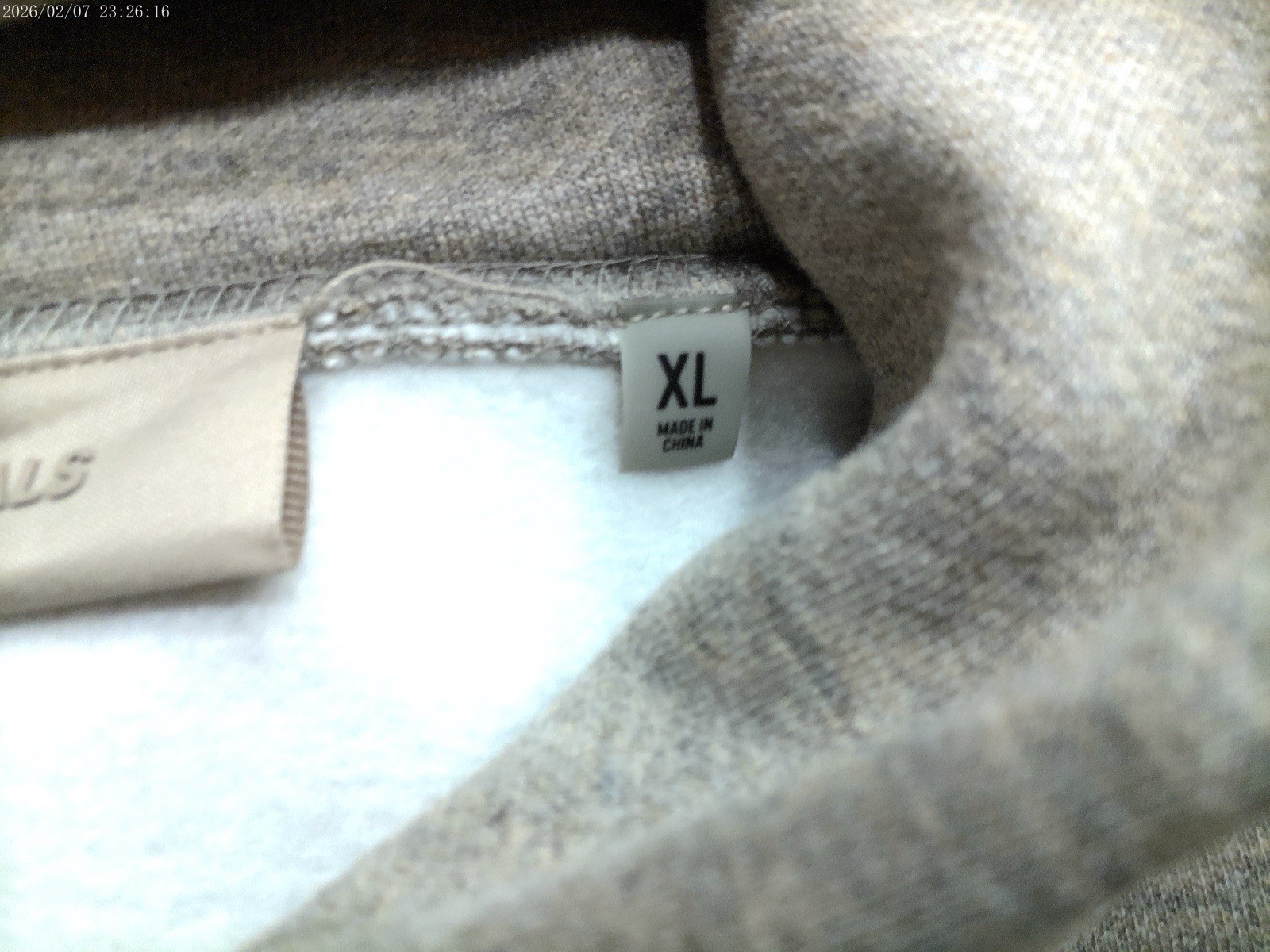 Dark Oat Essentials Hoodie Xl NWT Men's thumbnail 5