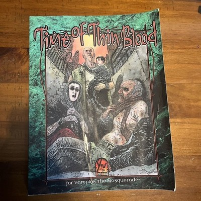 Time of Thin Blood Vampire the Masquerade White Wolf WW2101 1999 RPG Rollenspiel